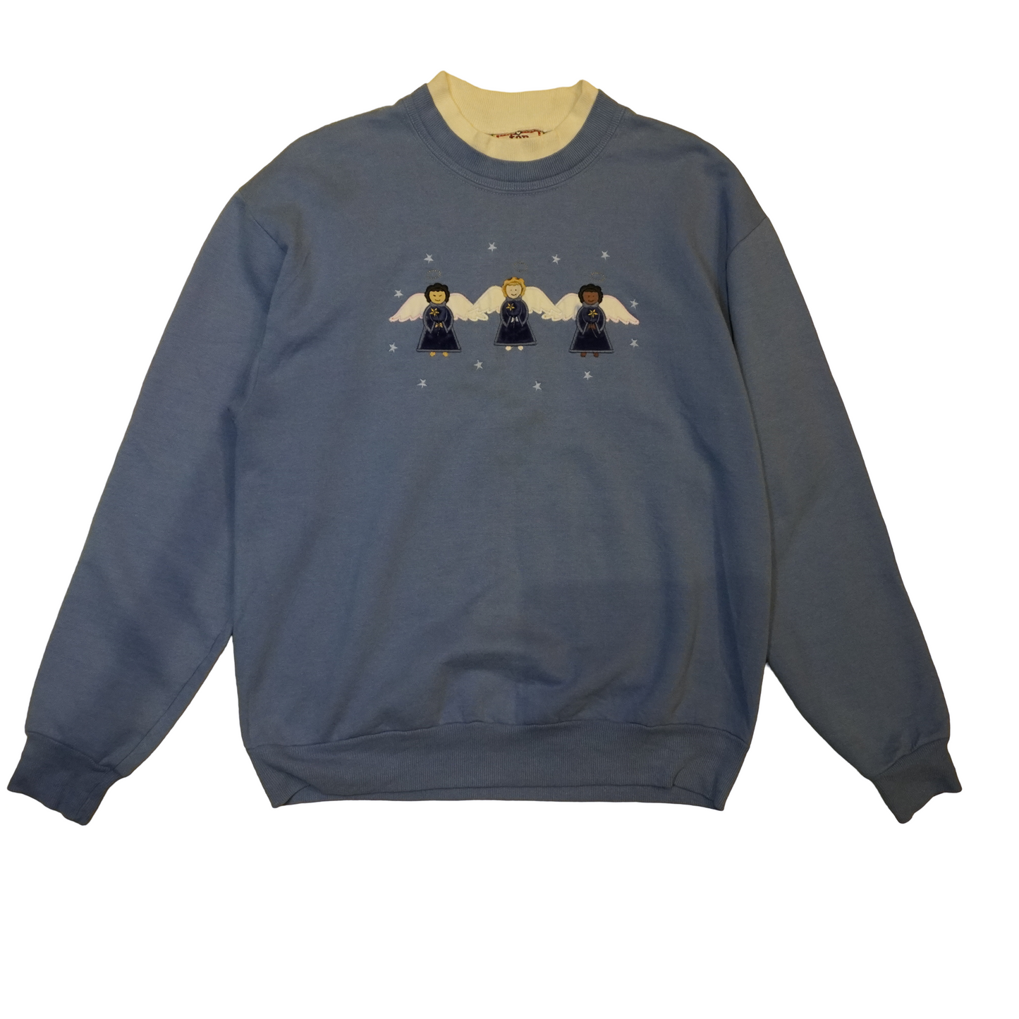 Vintage Top Stitch Angel Sweater