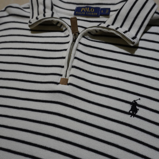 Ralph Lauren Quarter-Zip Stripes