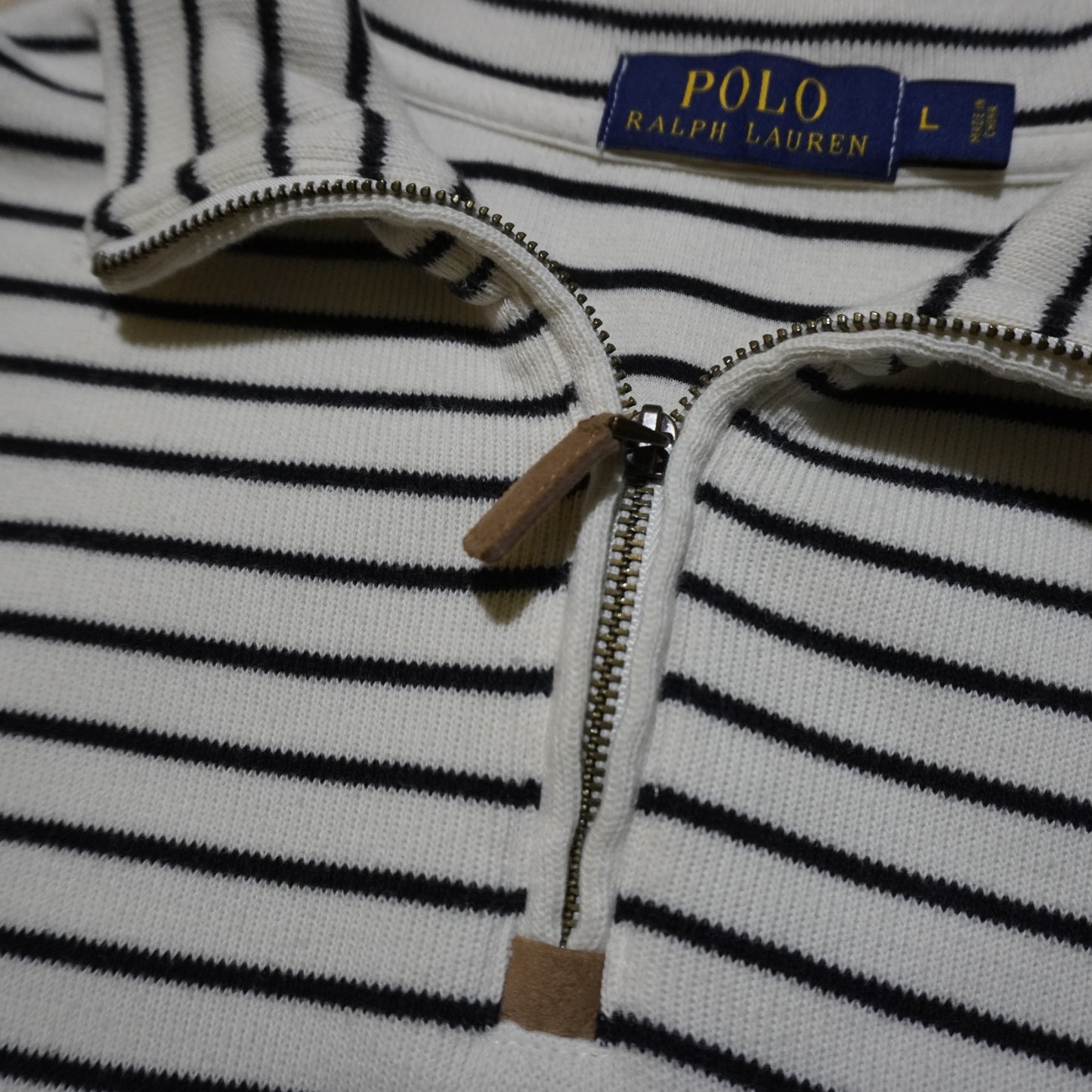 Ralph Lauren Quarter-Zip Stripes