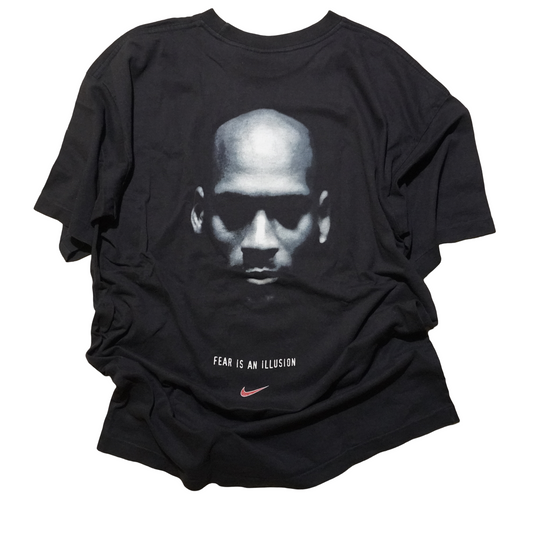 Vintage Michael Jordan Fear Is An Illusion Nike Shirt Size XL