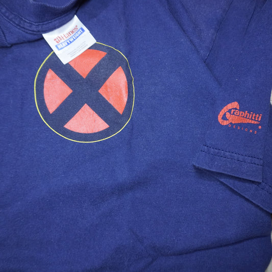Vintage Marvel Comics X-men Logo Graphitti Tee