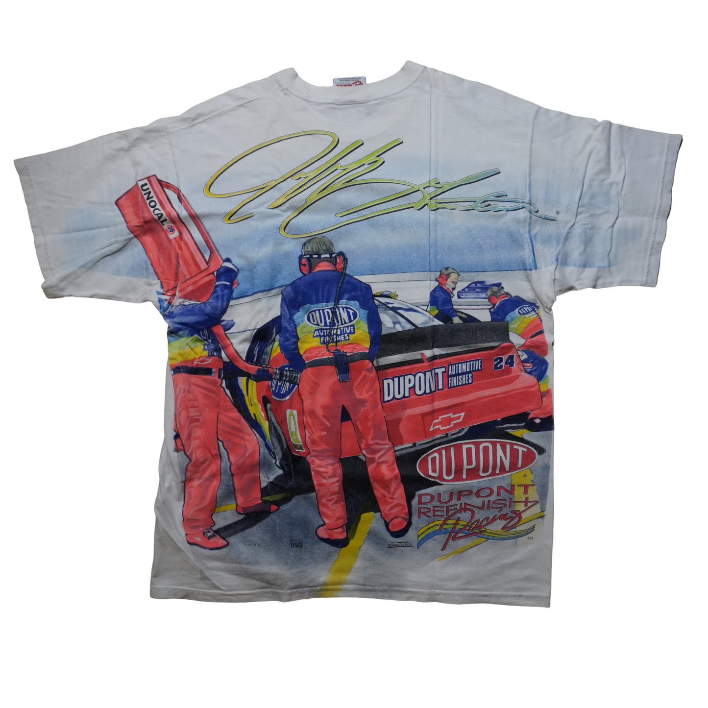 Vintage 90s (1997) Jeff Gordon Du Pont All Over Tee