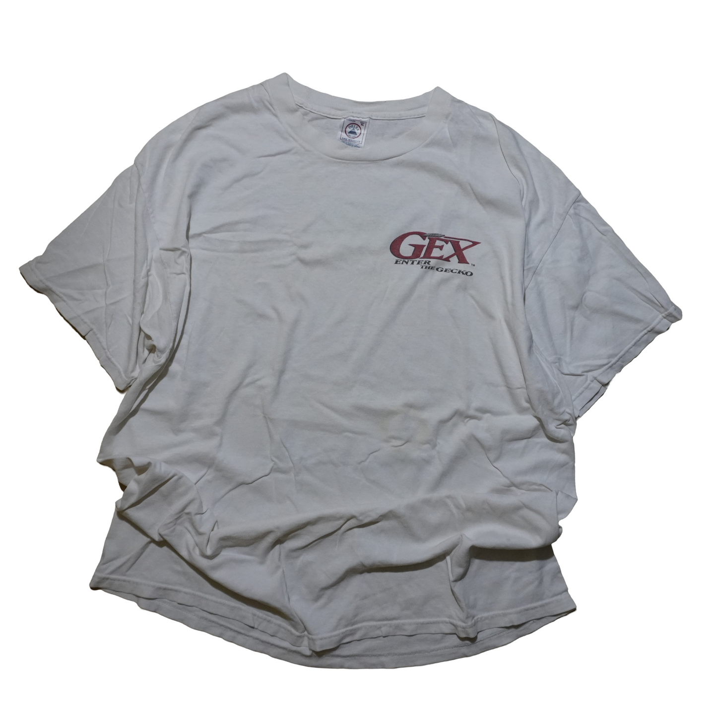 Vintage Gex Enter The Gecko playstation Gaming Promo Tee
