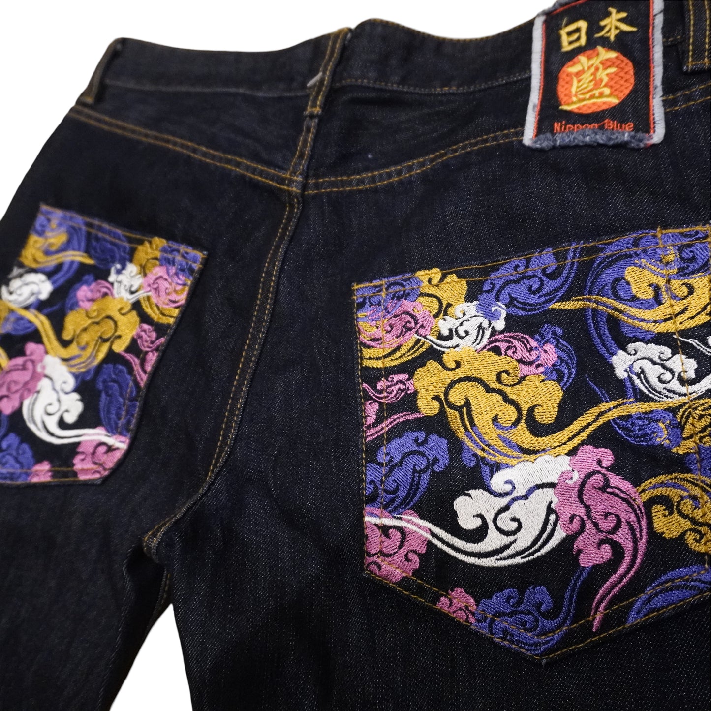 Japanese Brand Nippon Blue Y2k Pants