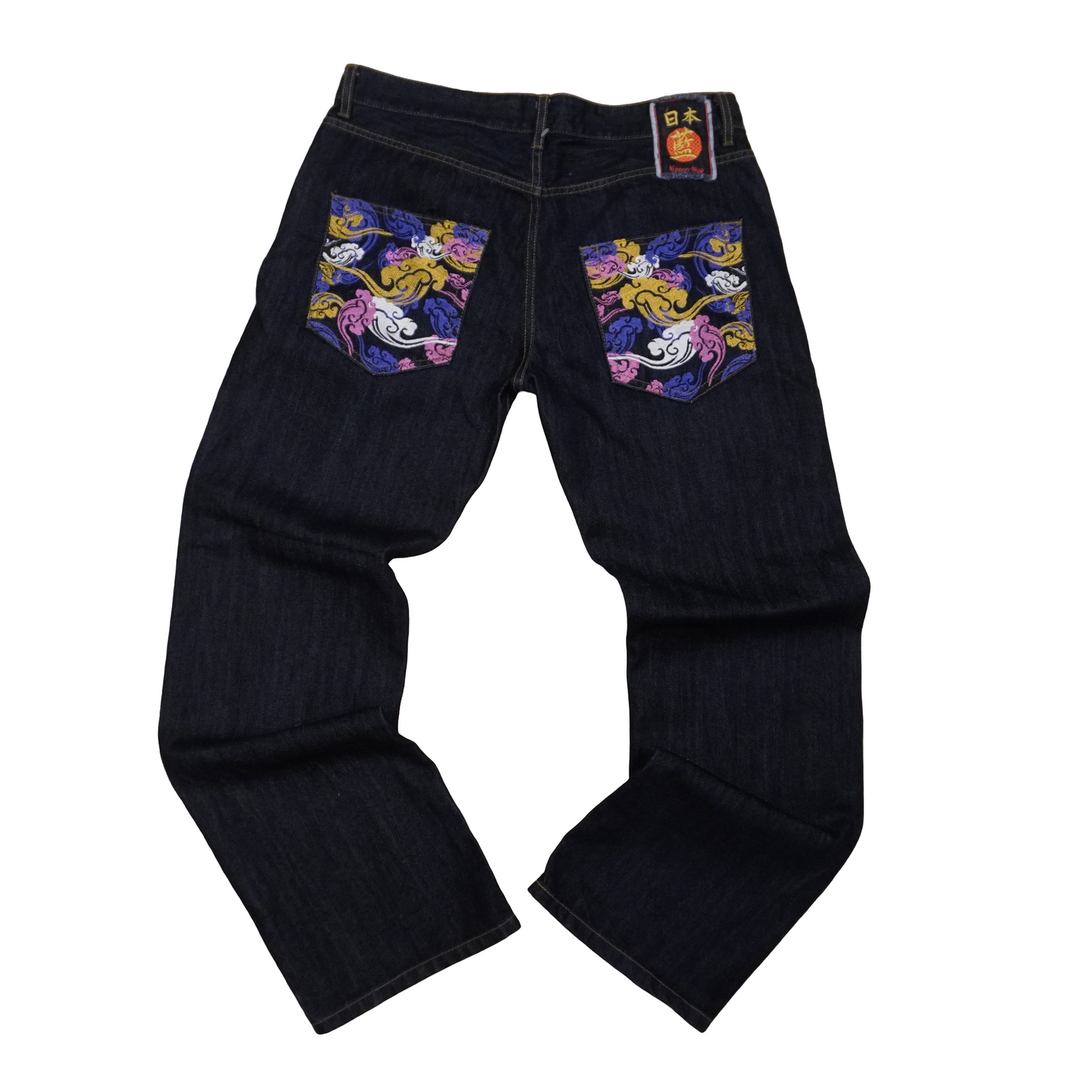 Japanese Brand Nippon Blue Y2k Pants