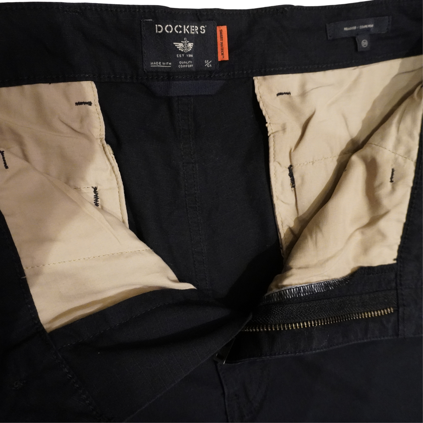 Dockers Black Cargo Pants