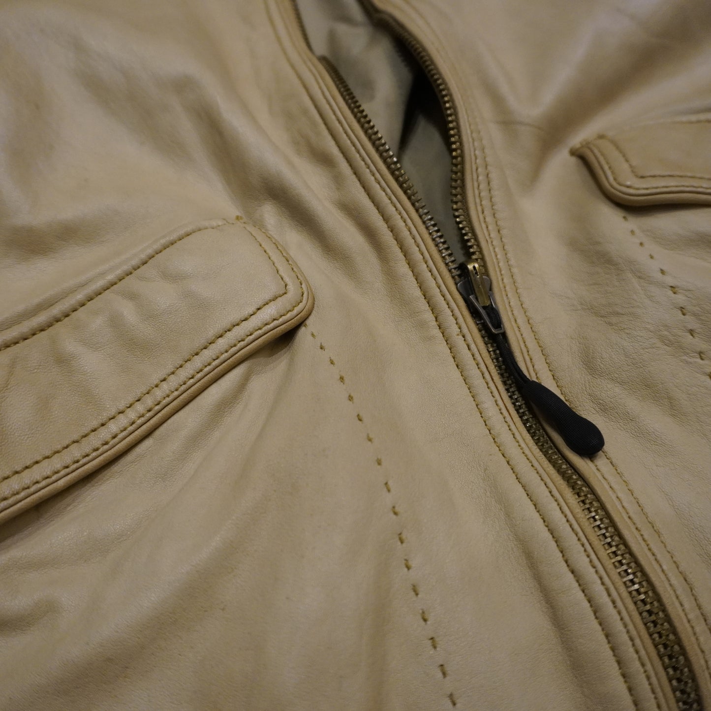 Vintage Swiss Brown Leather Jacket