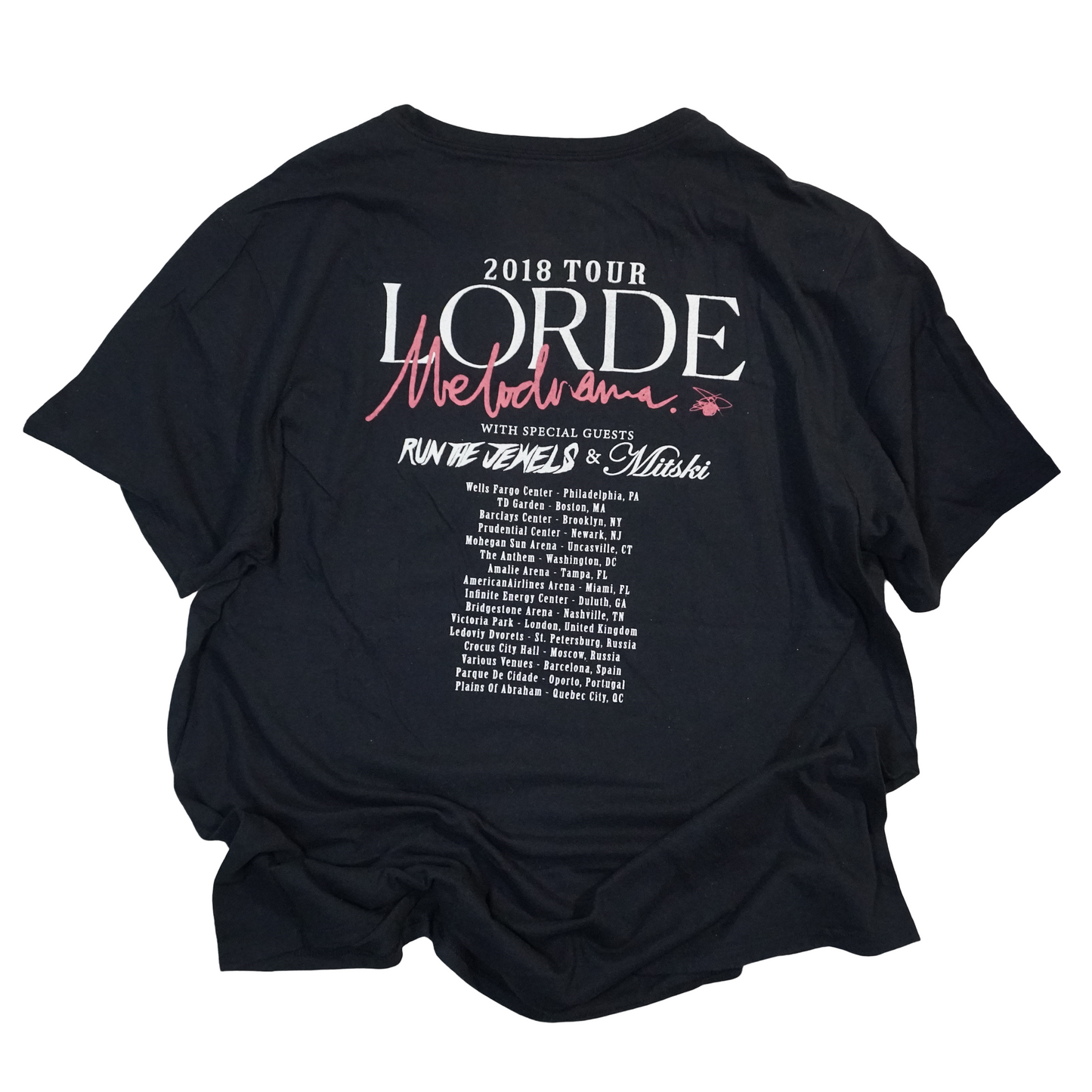 Lorde 2018 Tour Tee