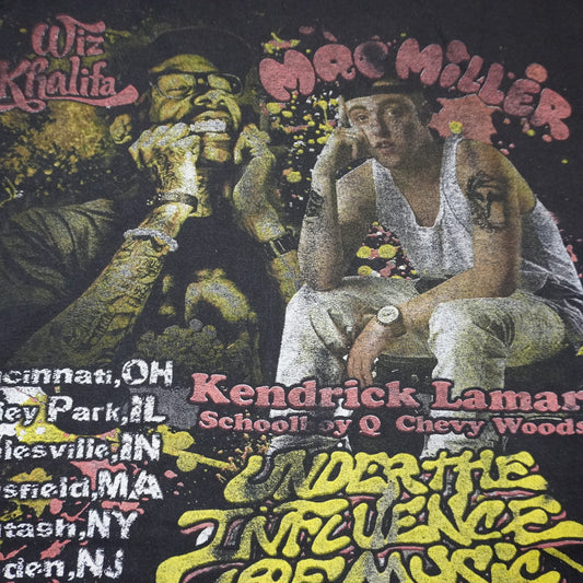 Under The Influence Of Music Tour Wiz And Mac Miller Rap Tee