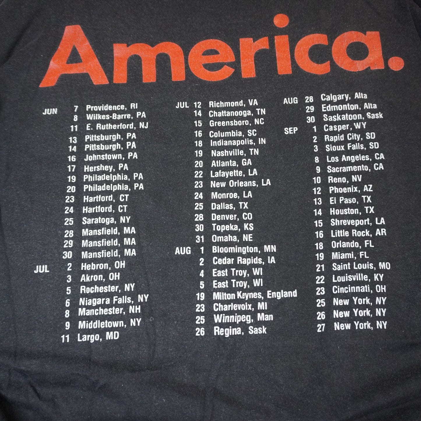 Vintage 1989 Bon Jovi America Tour