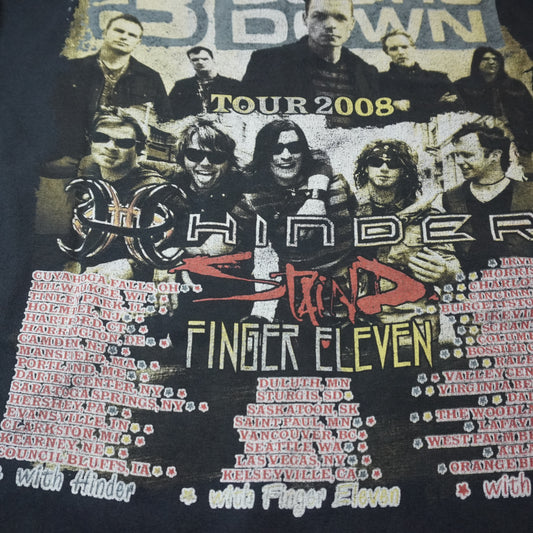 3 Doors Down Tour Tee 2008