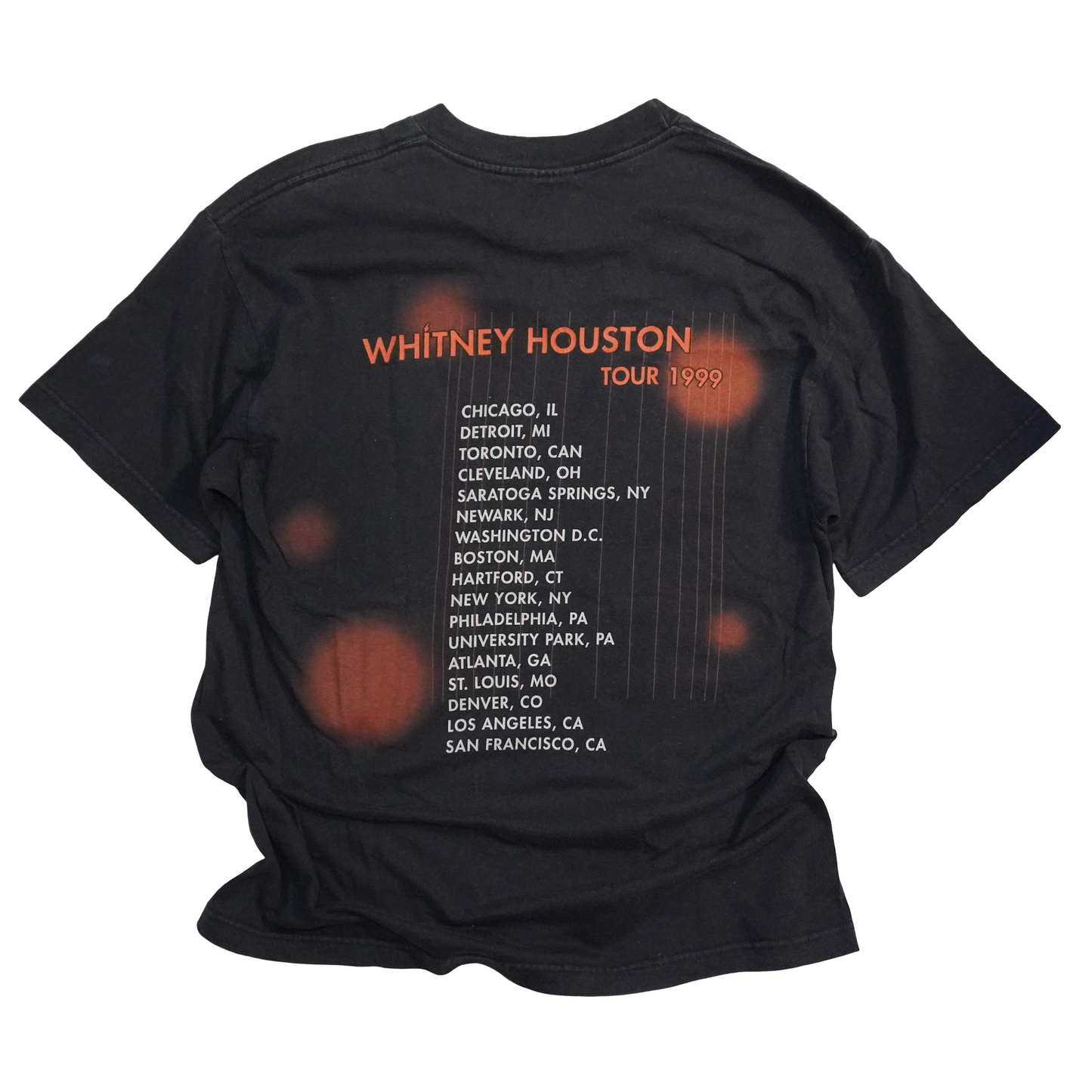Vintage Whitney Houston 1999 Rap Tee Style