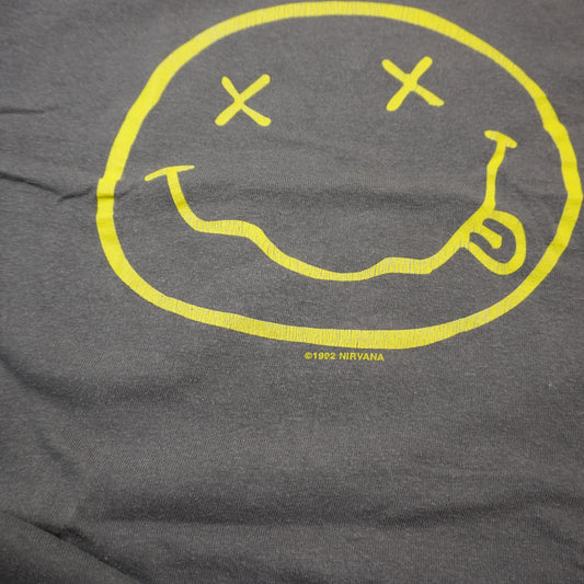 Vintage 1992 Nirvana Smiley