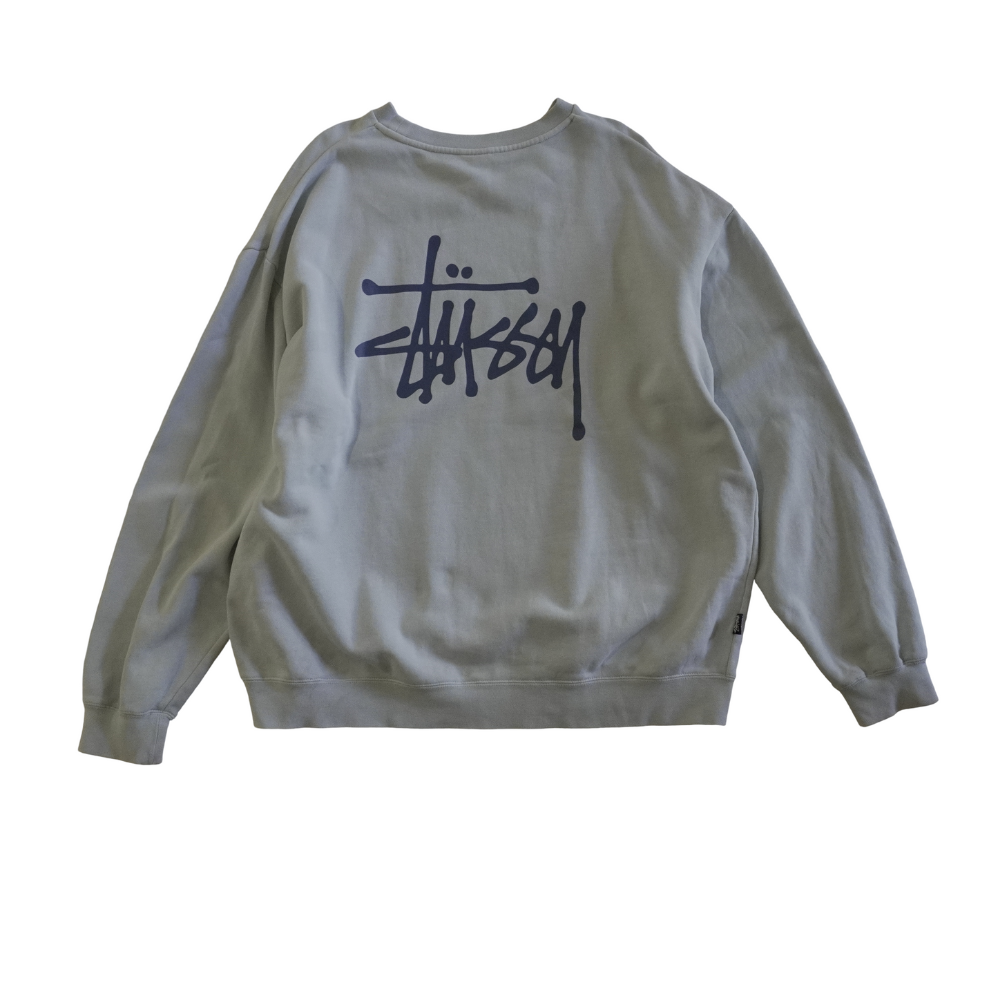 Stussy Crewneck Blue Green Logo