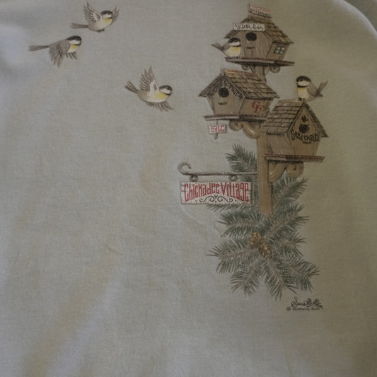 Chikadee Village Bird Crewneck