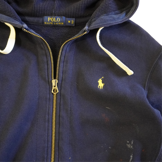RL zip-up Hoodie Dark Blue