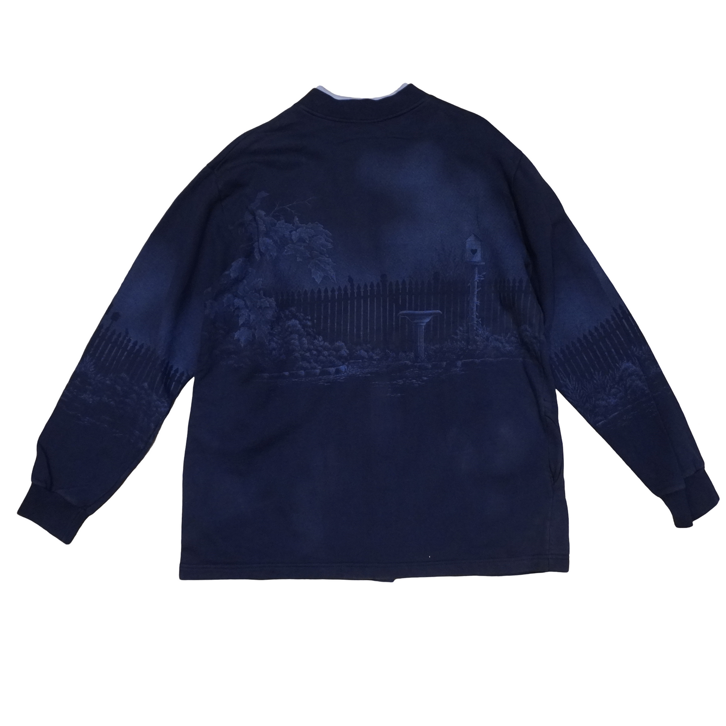Vintage Grandma Sweater Embraided Cardinal Bird