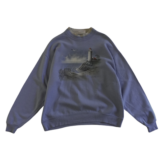 Vintage Grandma Sweatshirt Lighthouse